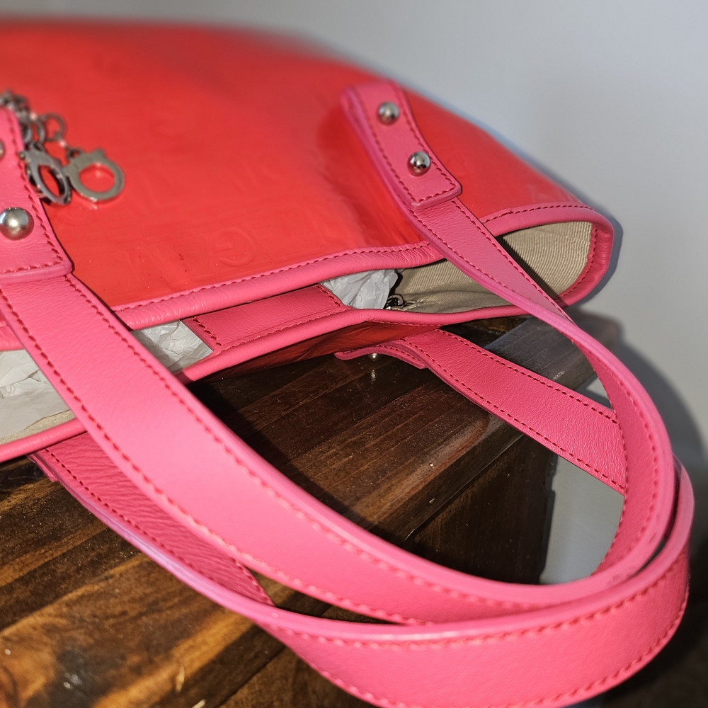 Vibrant Pink Designer Tote Bag - Picture 5 of 13